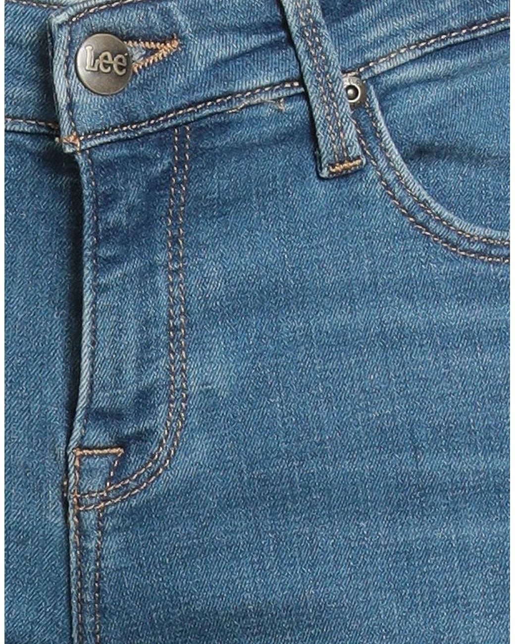 Lee Jeans Blue Jeans Cotton, Polyester, Elastane