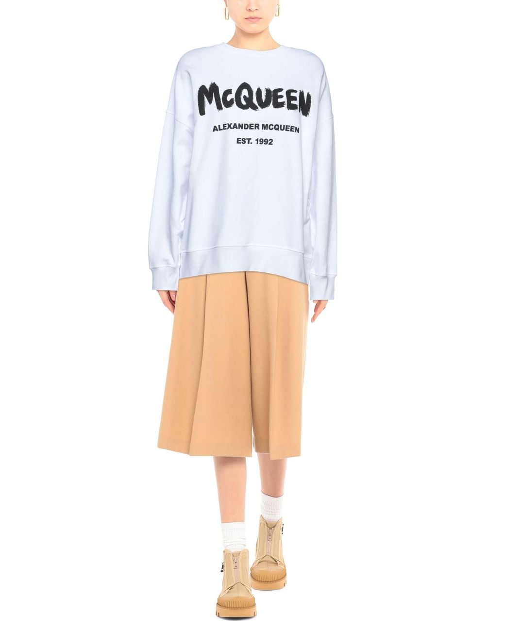McQueen White Sweatshirt