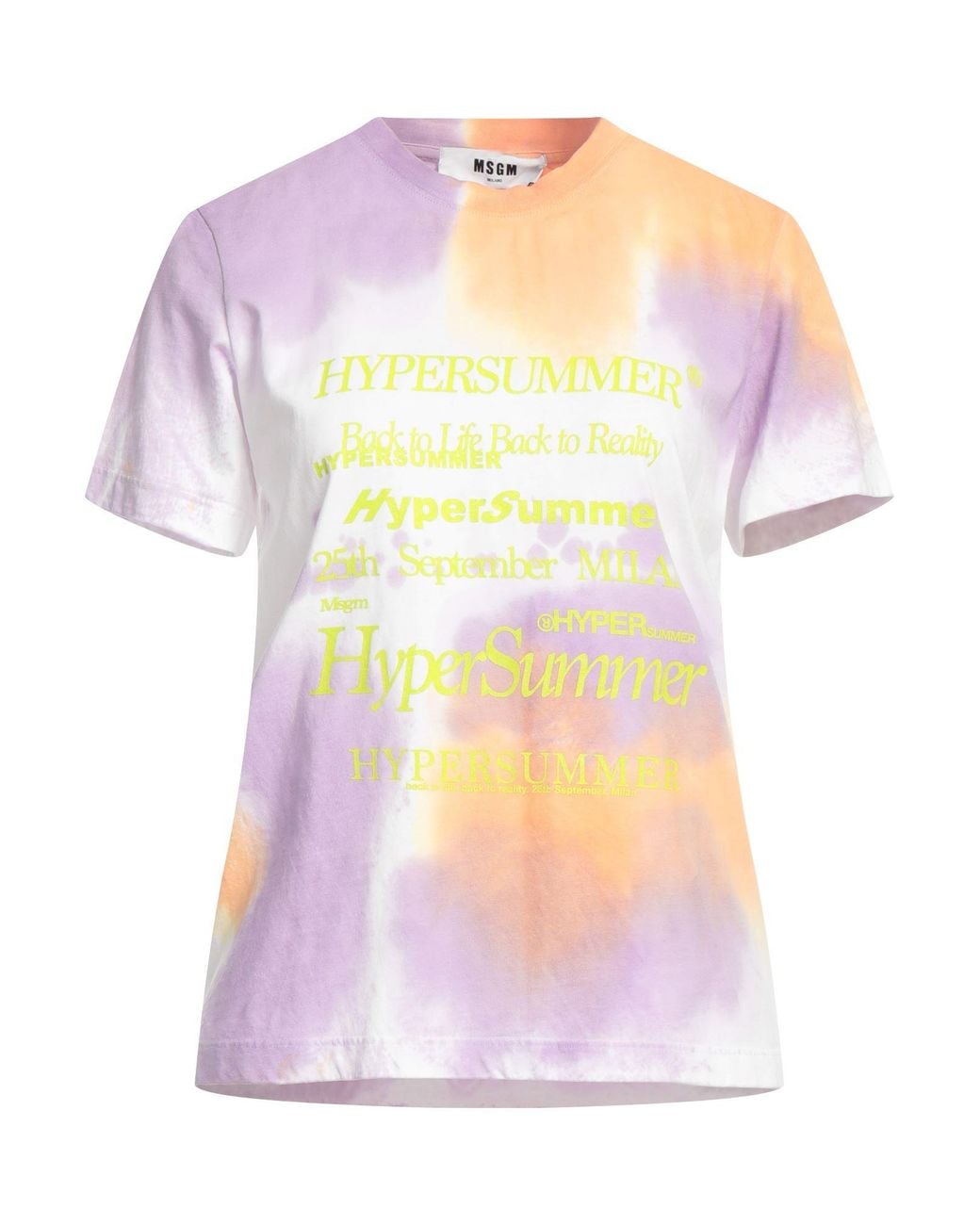 MSGM Purple T-shirt
