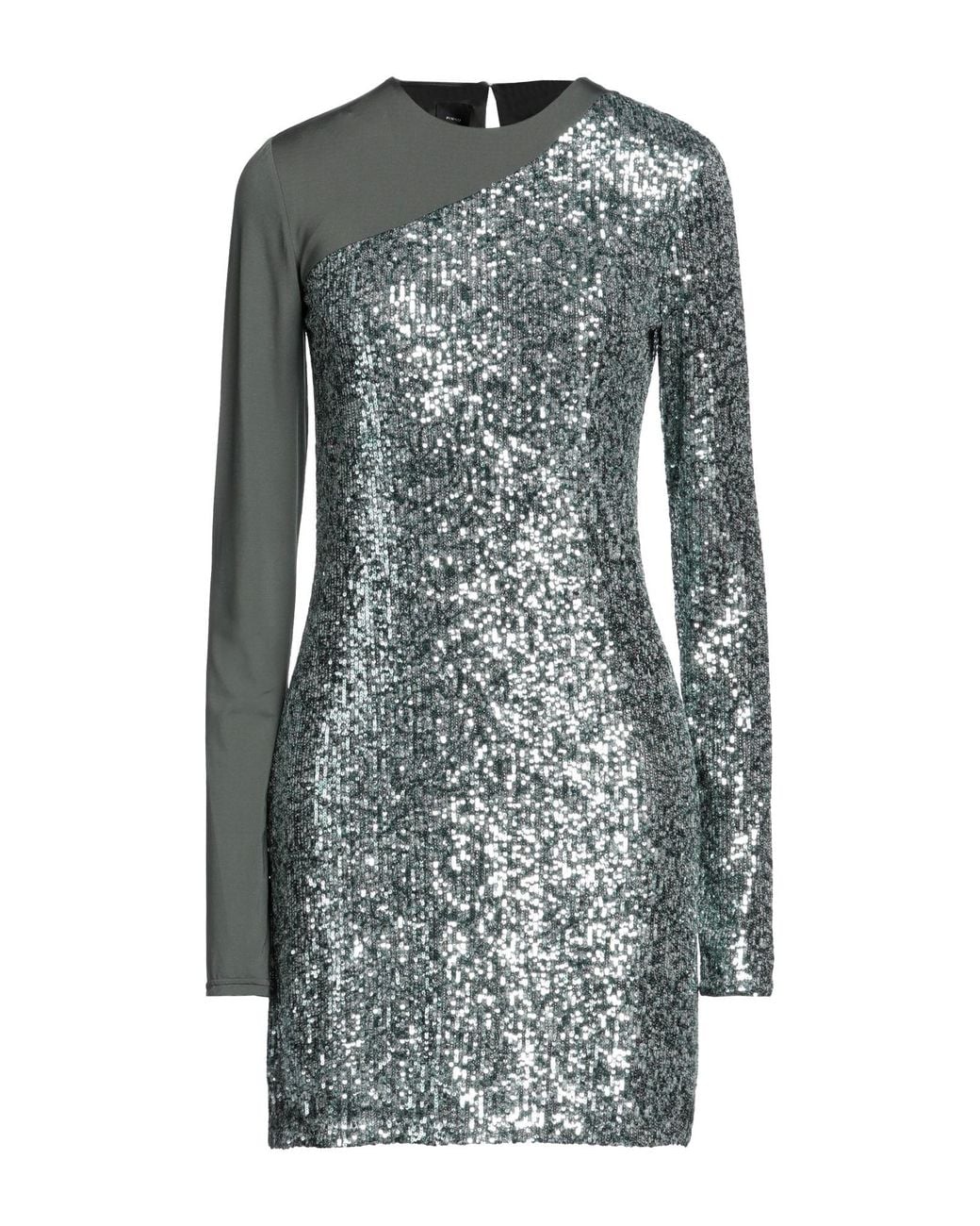 Pinko Gray Mini Dress