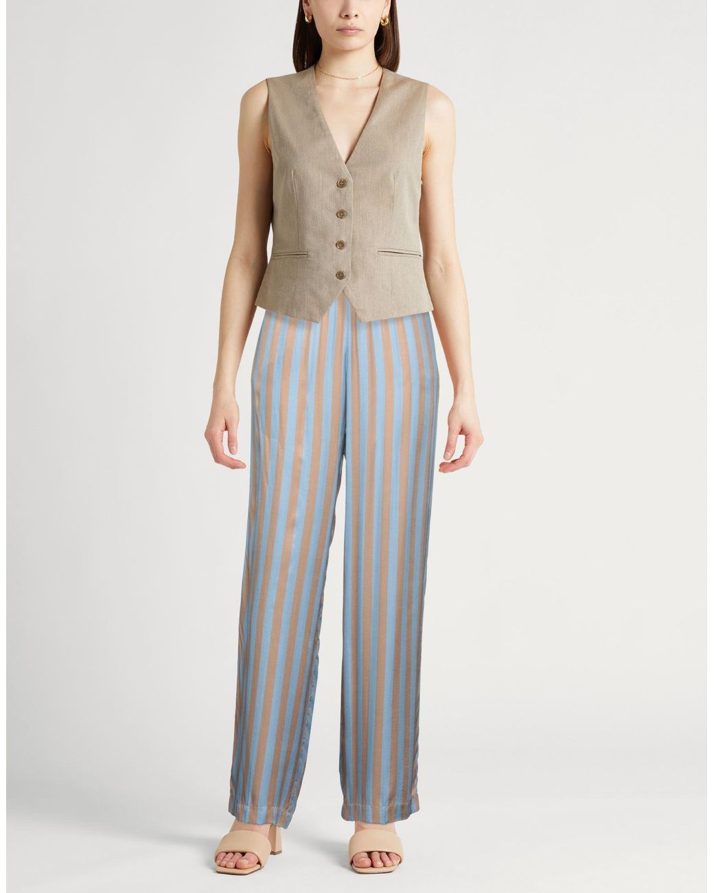 Aspesi Gray Pants Viscose