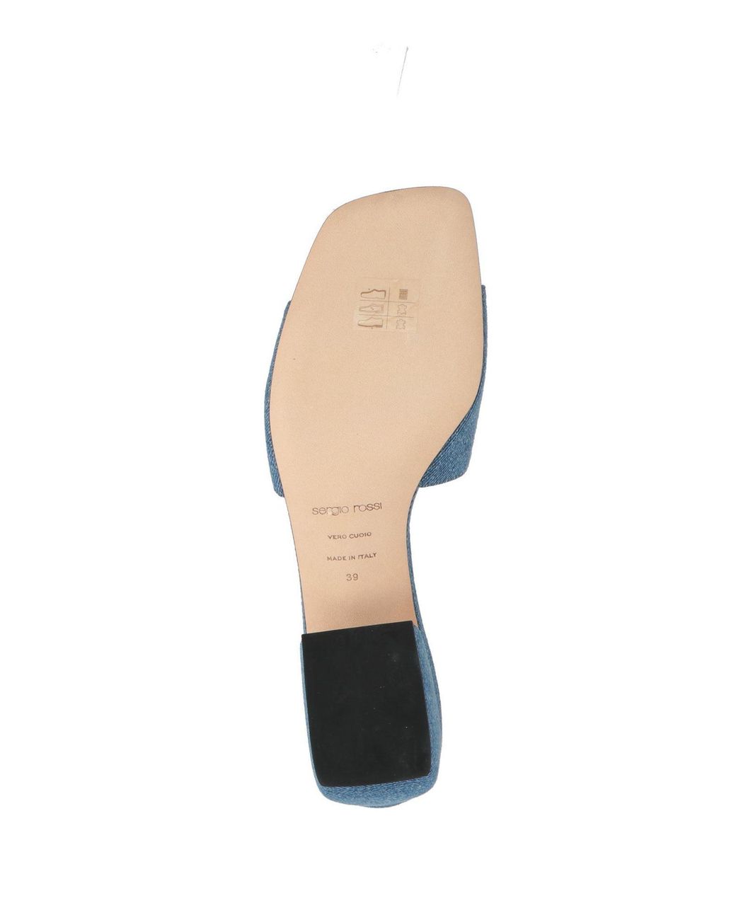 Sergio Rossi Blue Sandals