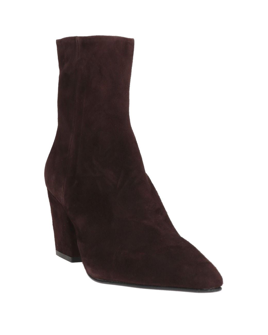 Bianca Di Brown Dark Ankle Boots Leather