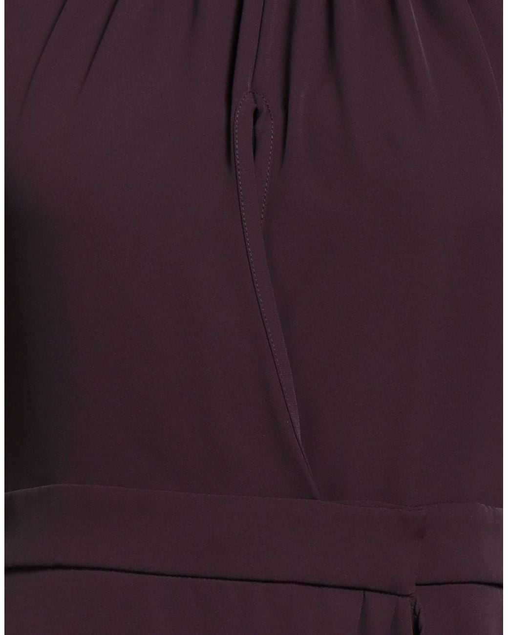 Suoli Purple Mini Dress Polyester, Elastane