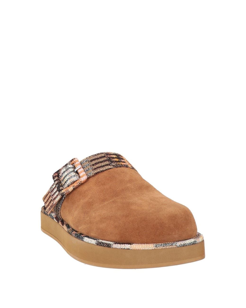 Missoni Brown Camel Mules & Clogs Leather