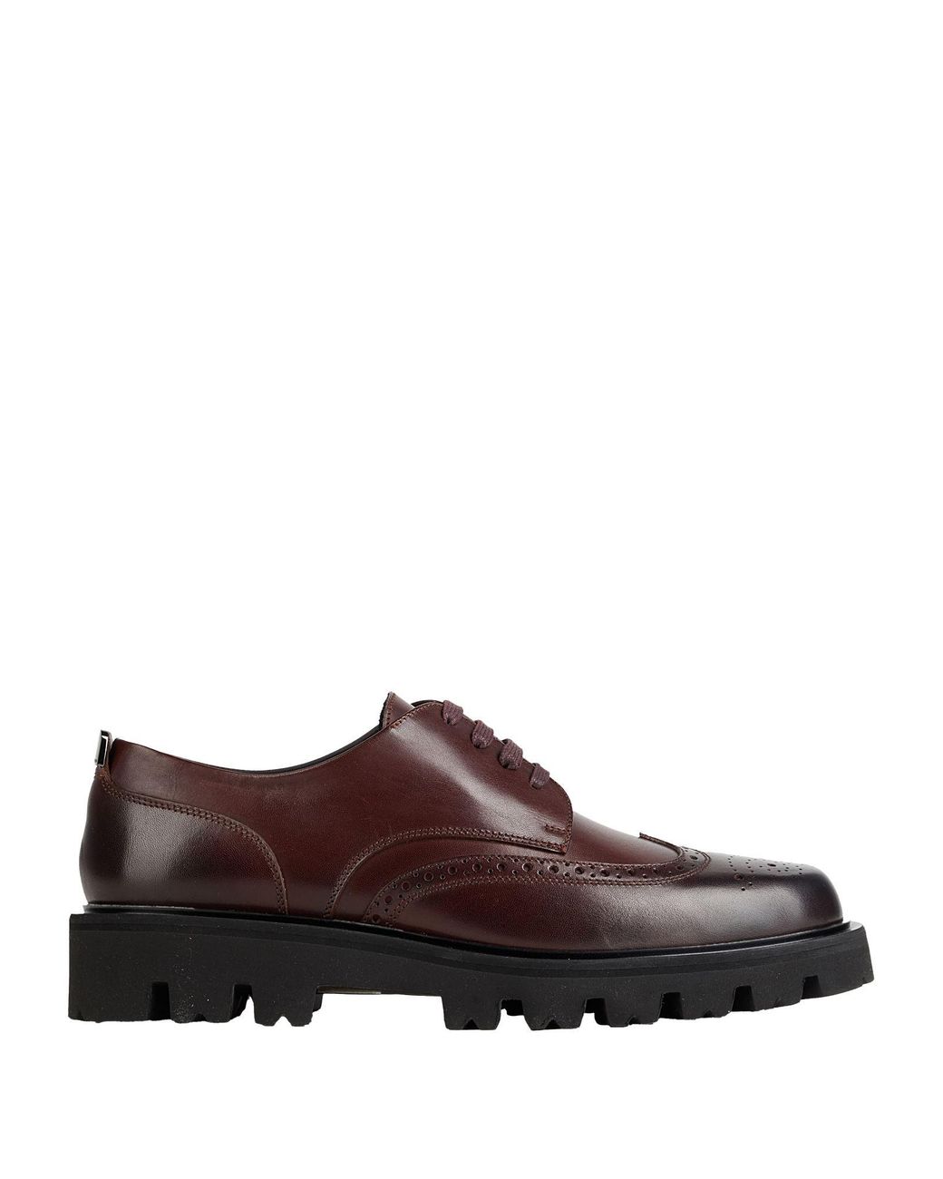 Sergio Rossi Brown Lace-Up Shoes Leather for men