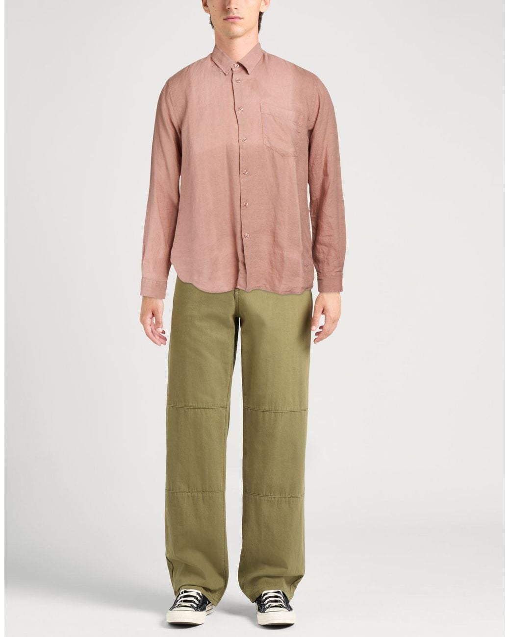 Vilebrequin Pink Shirt Linen for men