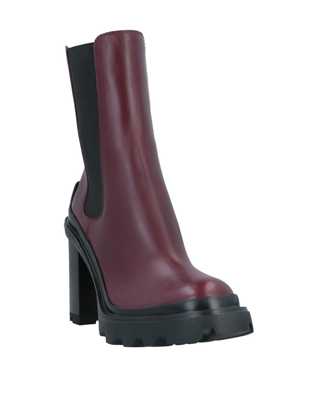 Tod's Purple Stiefelette