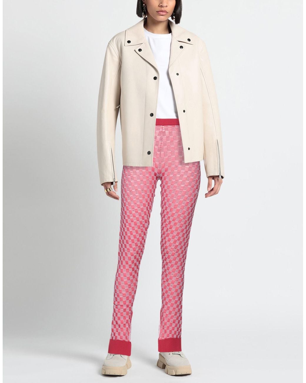 MM6 by Maison Margiela Pink Leggings