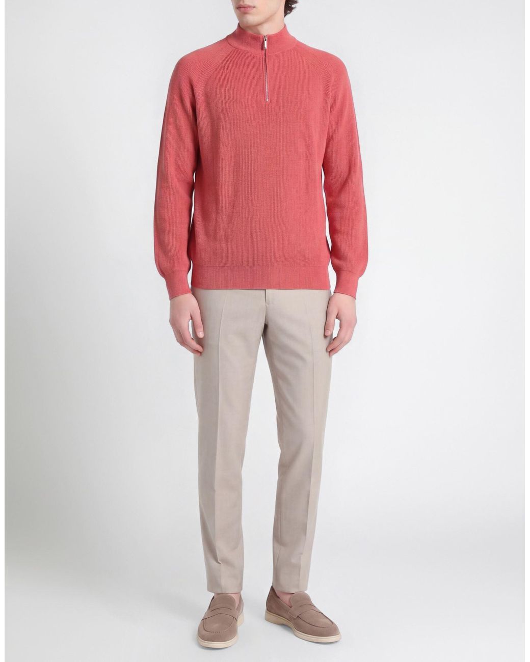 Pullover Moorer de hombre de color Pink