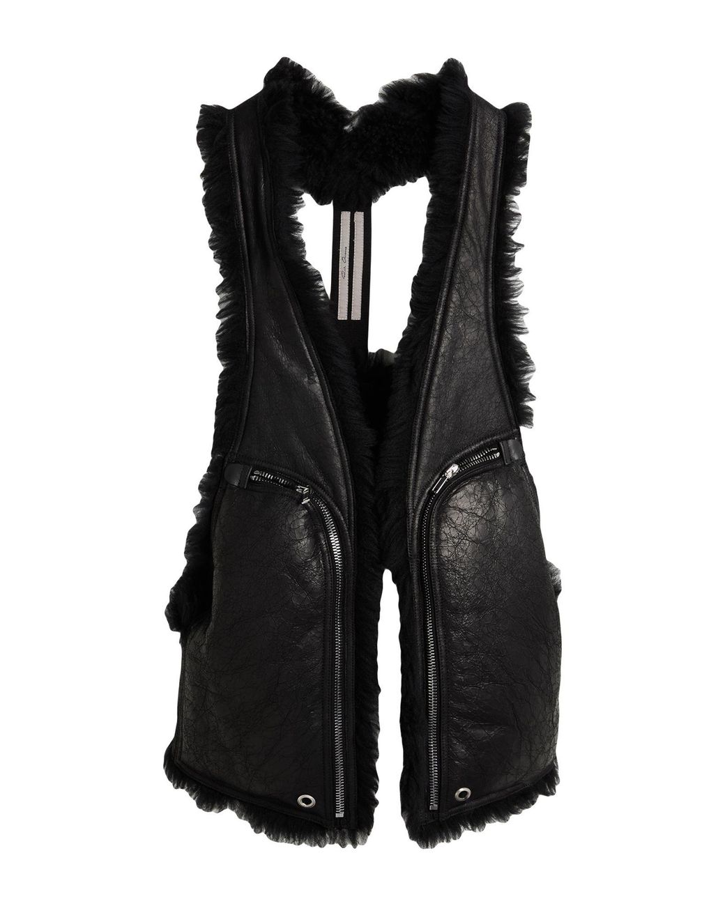 Borreguito Y Pelo Ecológico Rick Owens de hombre de color Black