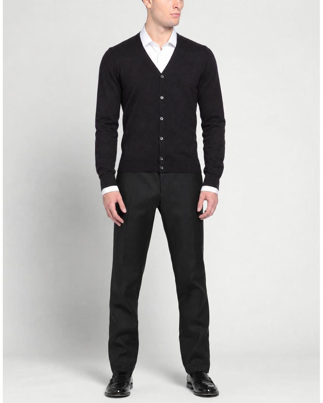 Heritage Blue Cardigan Merino Wool for men