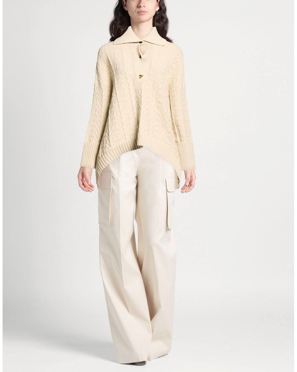 Aeron Natural Cream Sweater Ecovero Viscose, Polyester