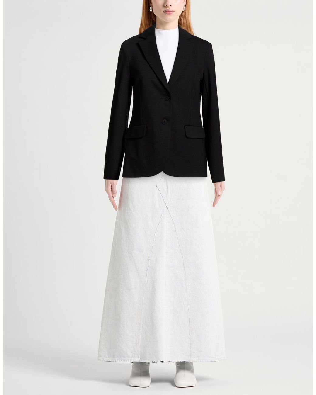 Ottod'Ame Black Blazer Viscose, Nylon, Elastane