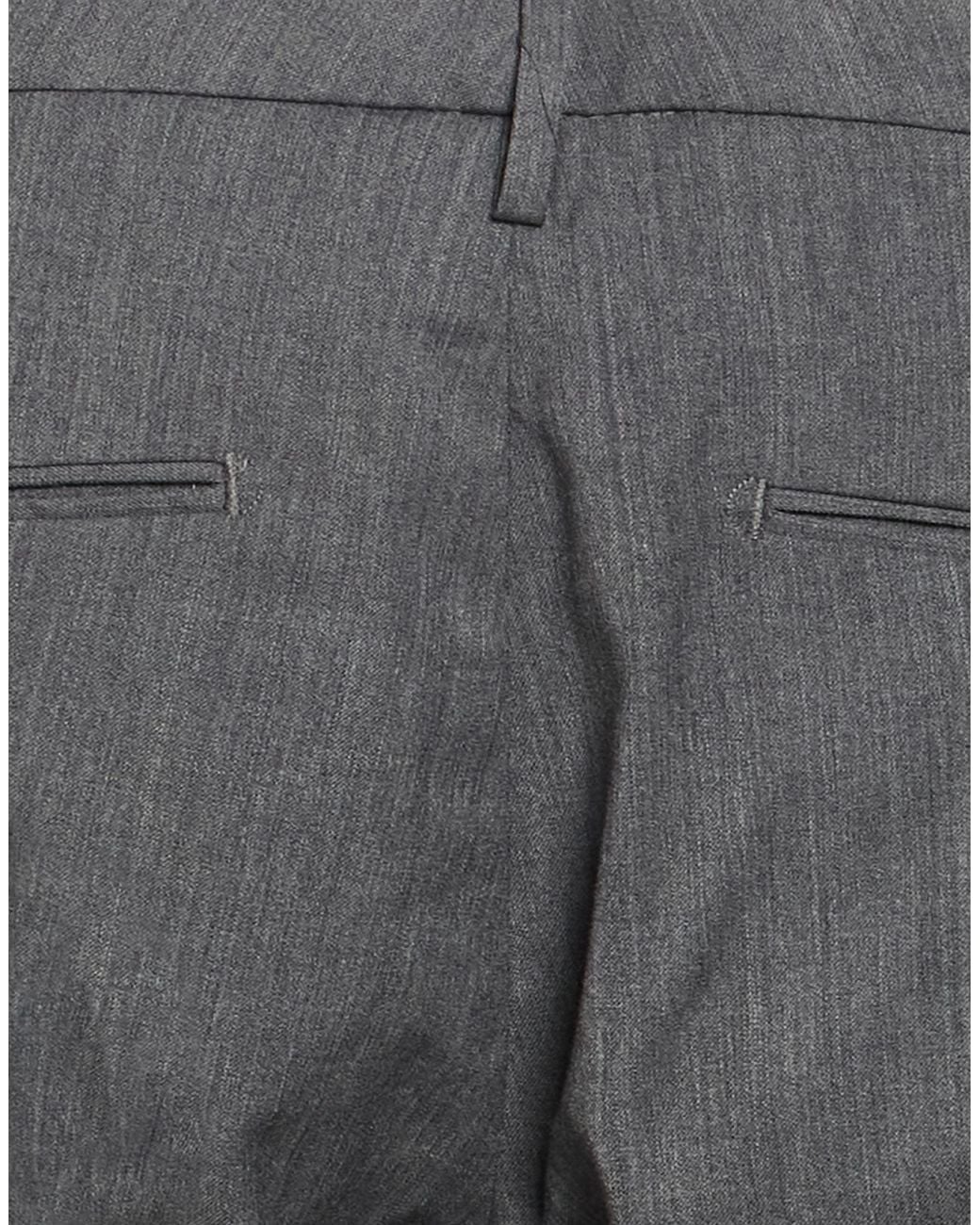 Dondup Gray Pants Polyester, Virgin Wool, Viscose, Elastane for men