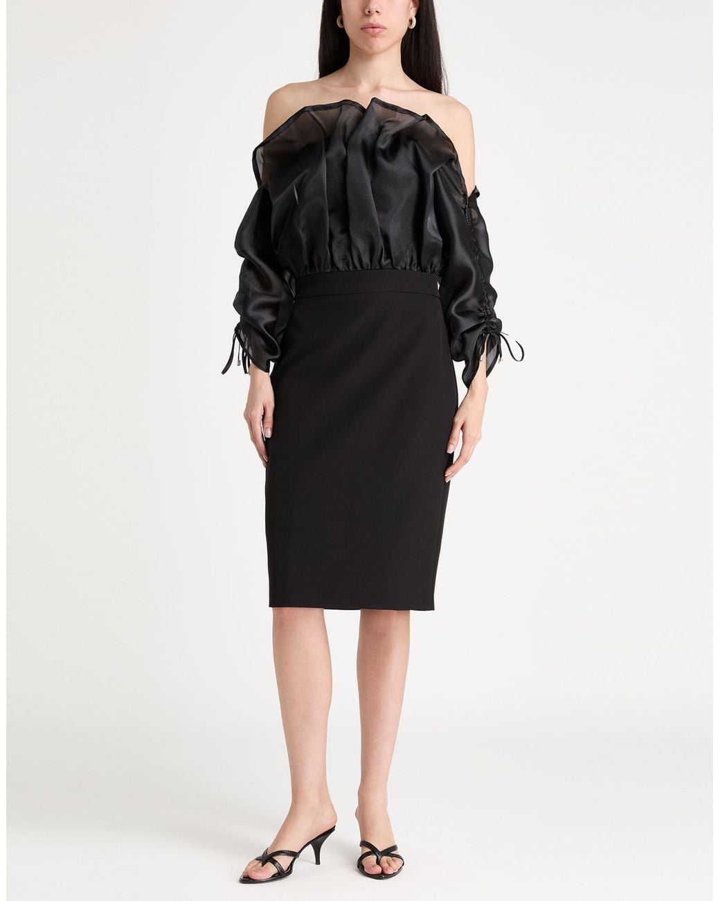 Camilla Black Midi Dress