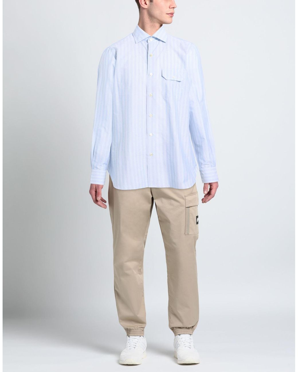 Finamore 1925 Blue Shirts for men