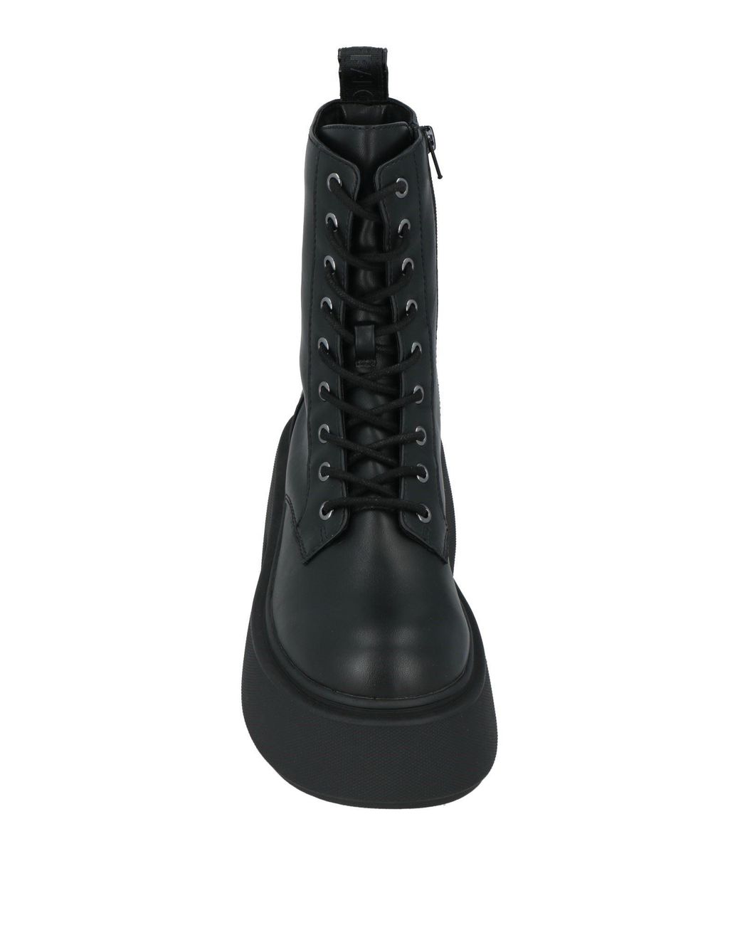 Buffalo Black Ankle Boots Polyester