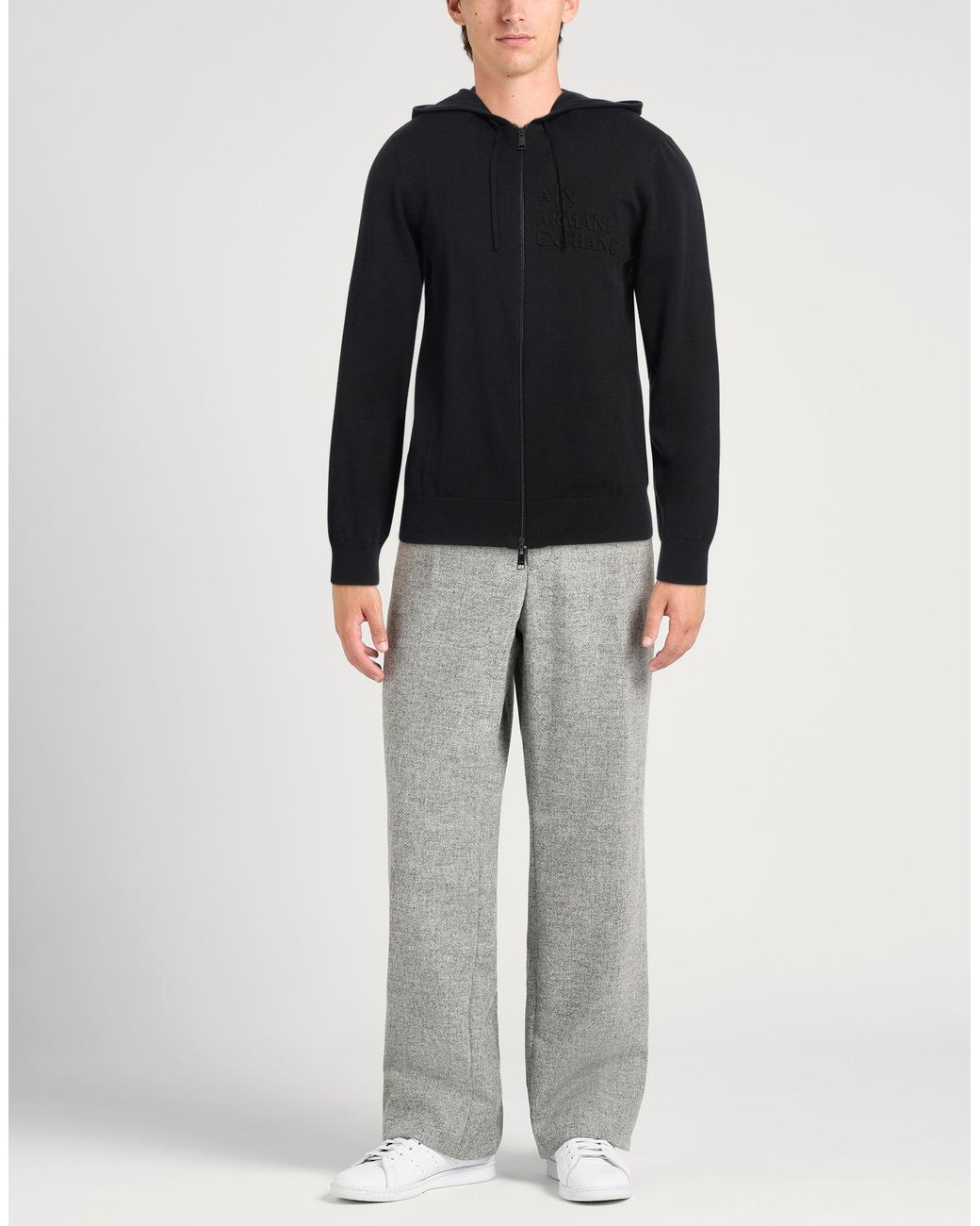 ARMANI EXCHANGE Black Cardigan for men