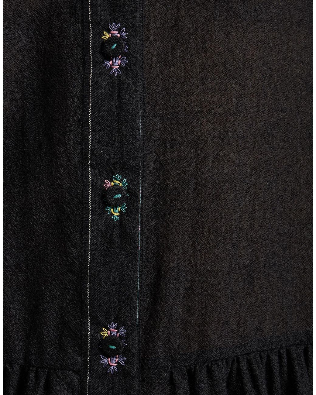 Eka Black Shirt Wool