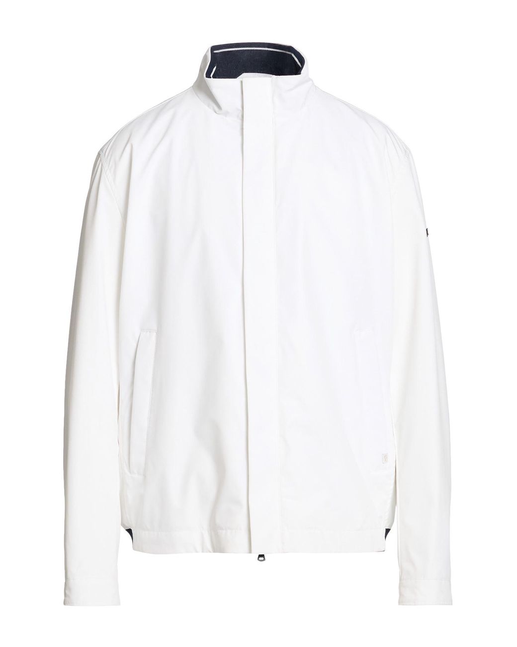 Paul & Shark White Jacket Polyester, Elastane for men
