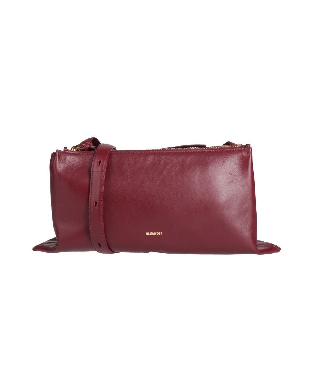 Jil Sander Red Cross-Body Bag Cow Leather