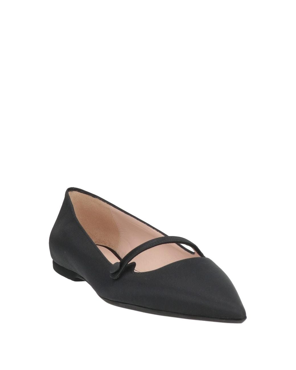 N°21 Gray Ballet Flats Textile Fibers