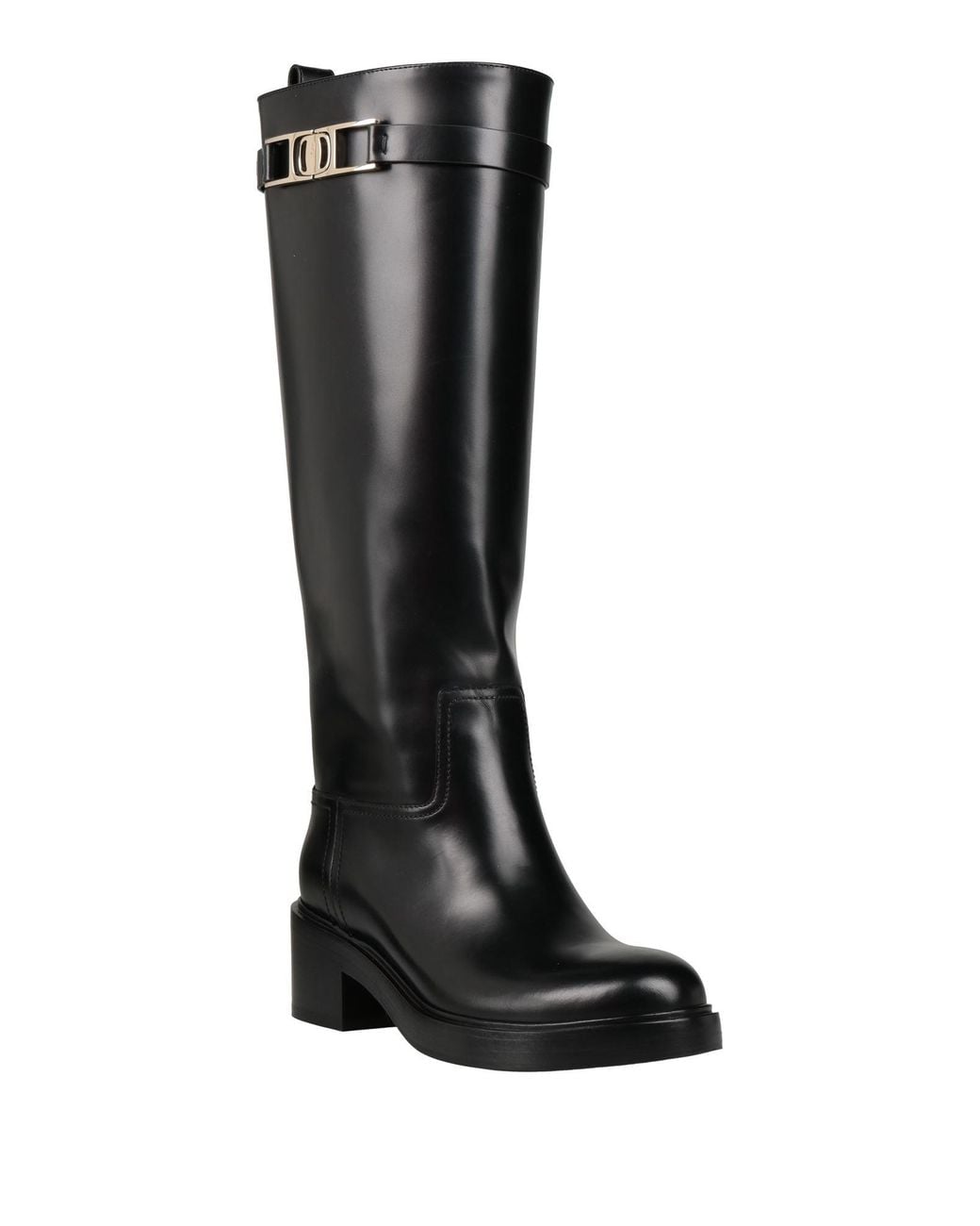 Ferragamo Black Boot Calfskin