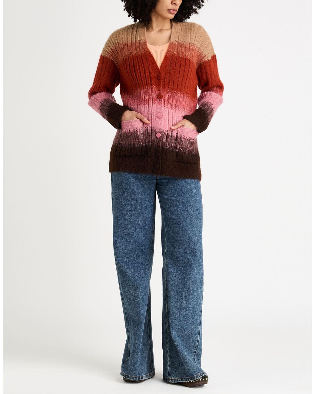 Fendi Red Cardigan