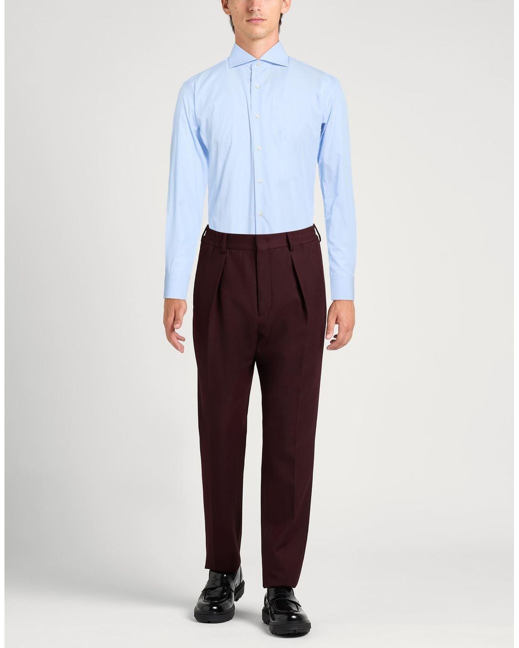 Emanuel Ungaro Blue Shirt Cotton for men