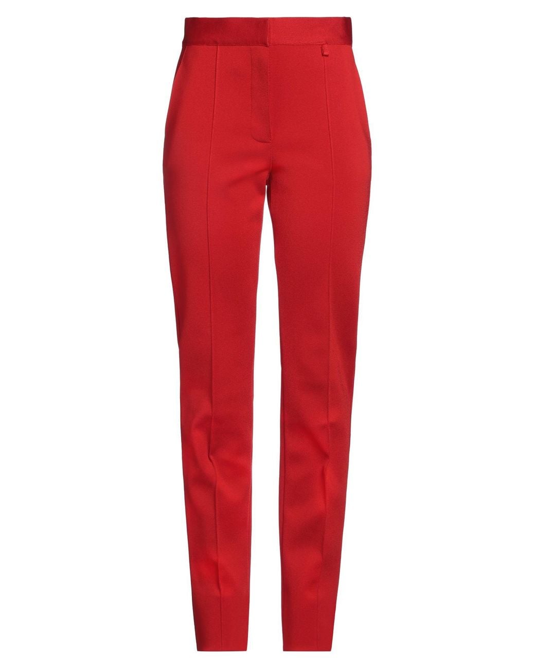 Givenchy Red Pants Viscose, Polyamide, Elastane