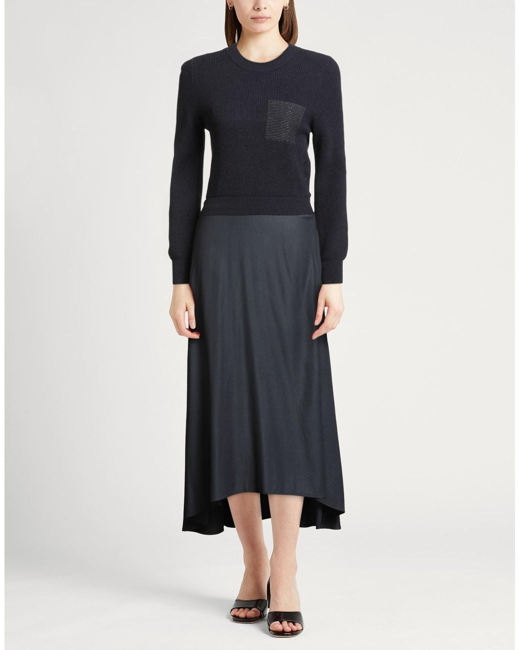 Peserico Black Midi Dress