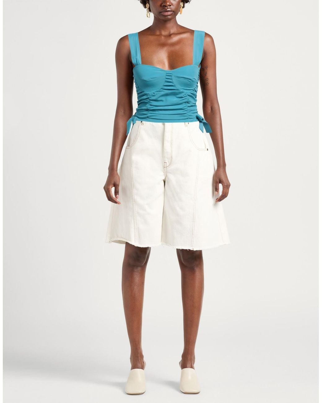 Jijil Blue Top Acetate, Silk