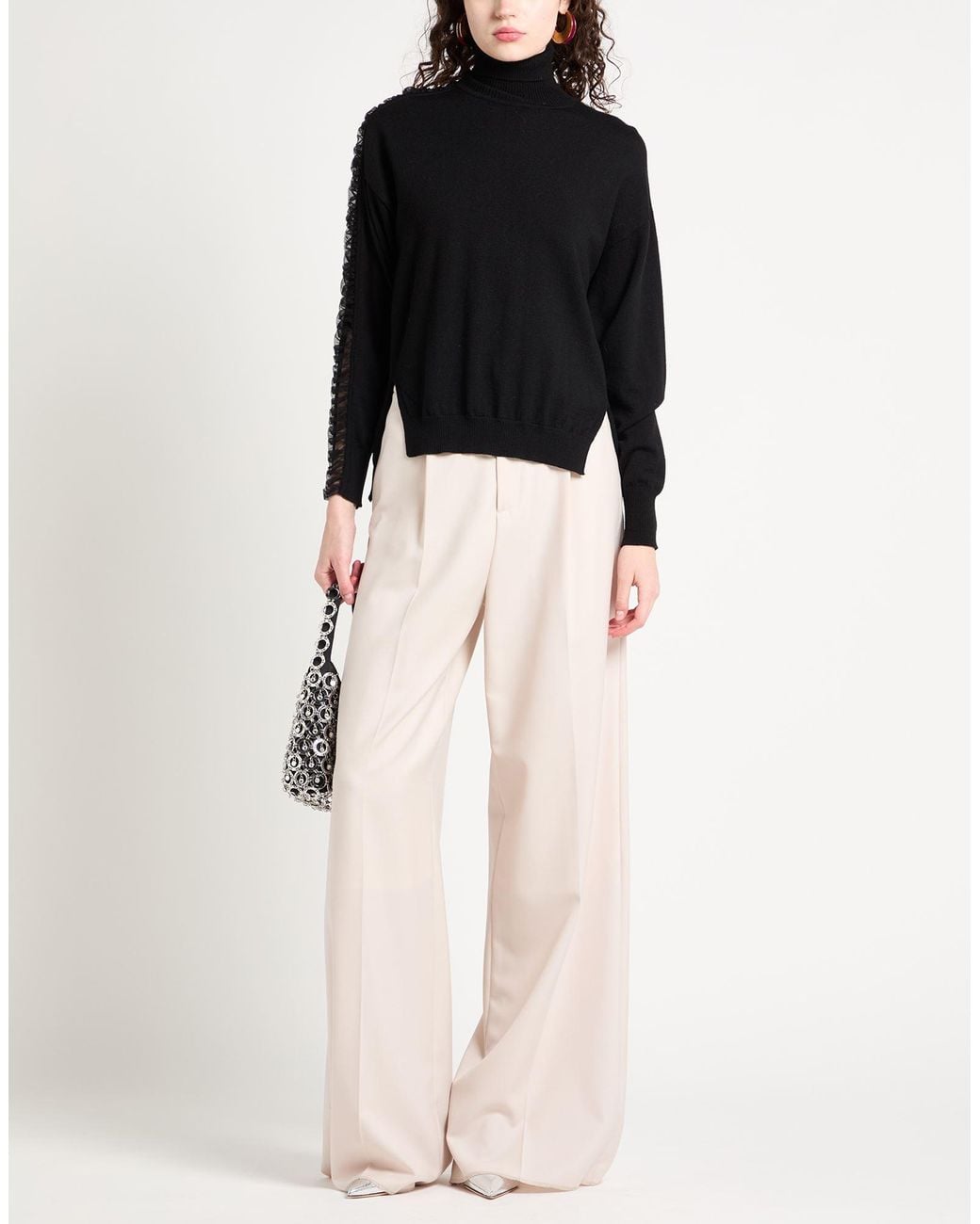MEIMEIJ Black Rollkragenpullover