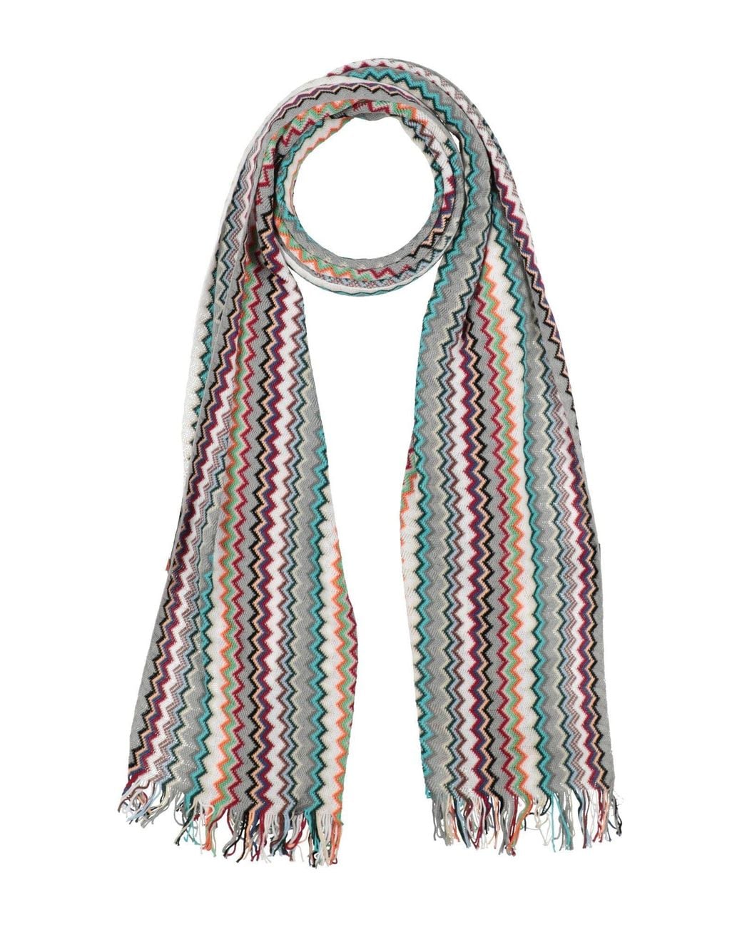 Missoni White Light Scarf Cotton for men