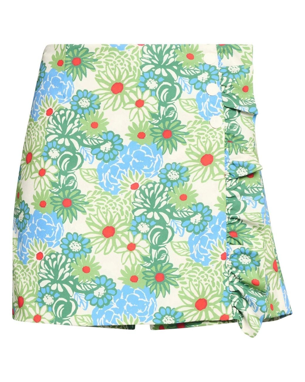 Tory Burch Green Shorts & Bermuda Shorts Polyester, Elastane