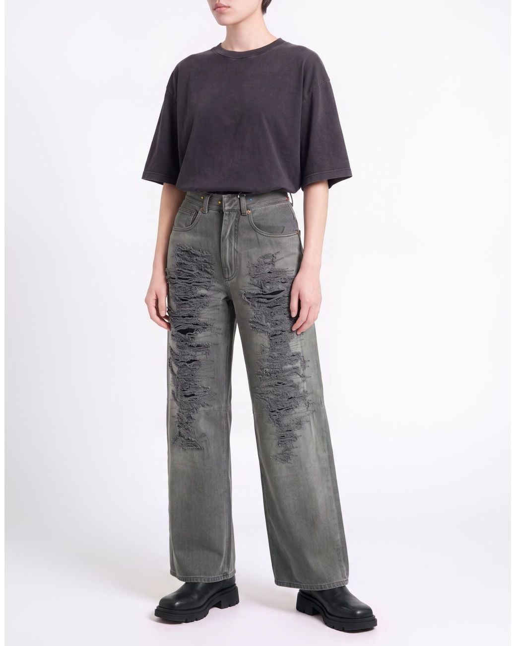MM6 by Maison Margiela Gray Jeans