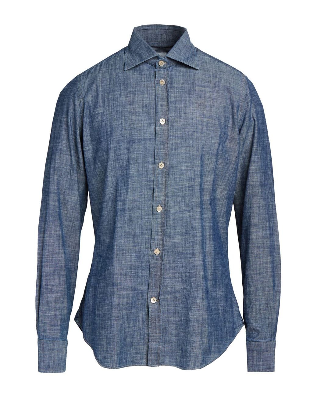 Eleventy Blue Shirt Cotton for men