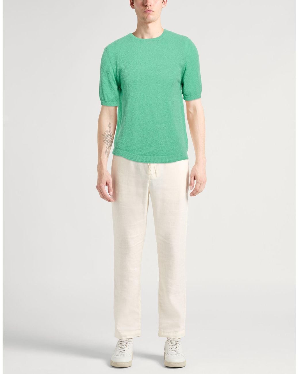 Roberto Collina Green Jumper for men