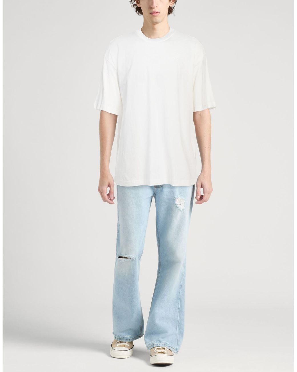 DIESEL White T-Shirt Cotton for men