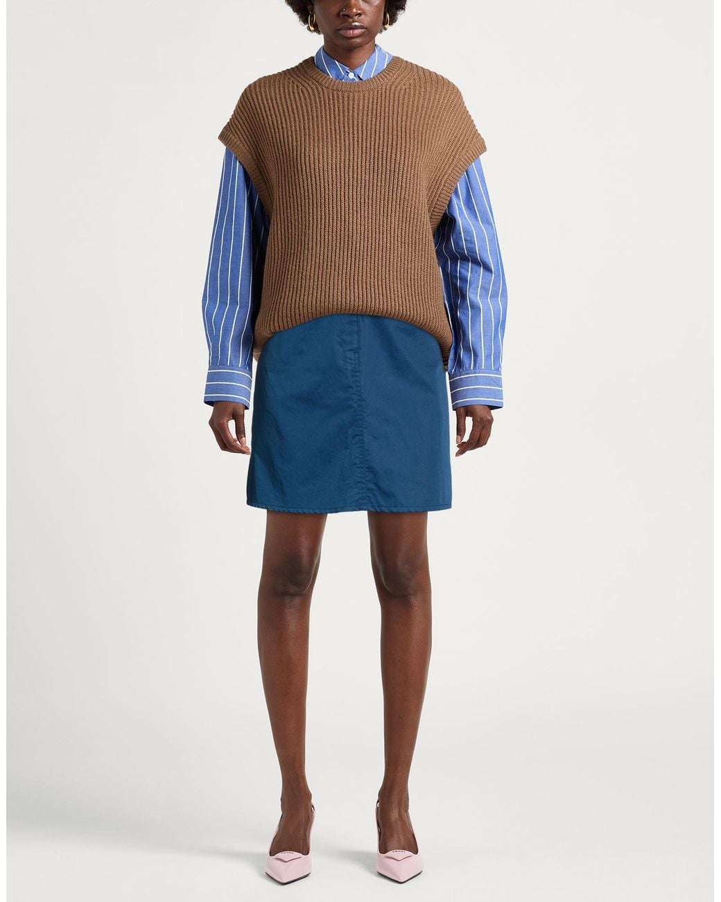 Love Moschino Blue Mini Skirt