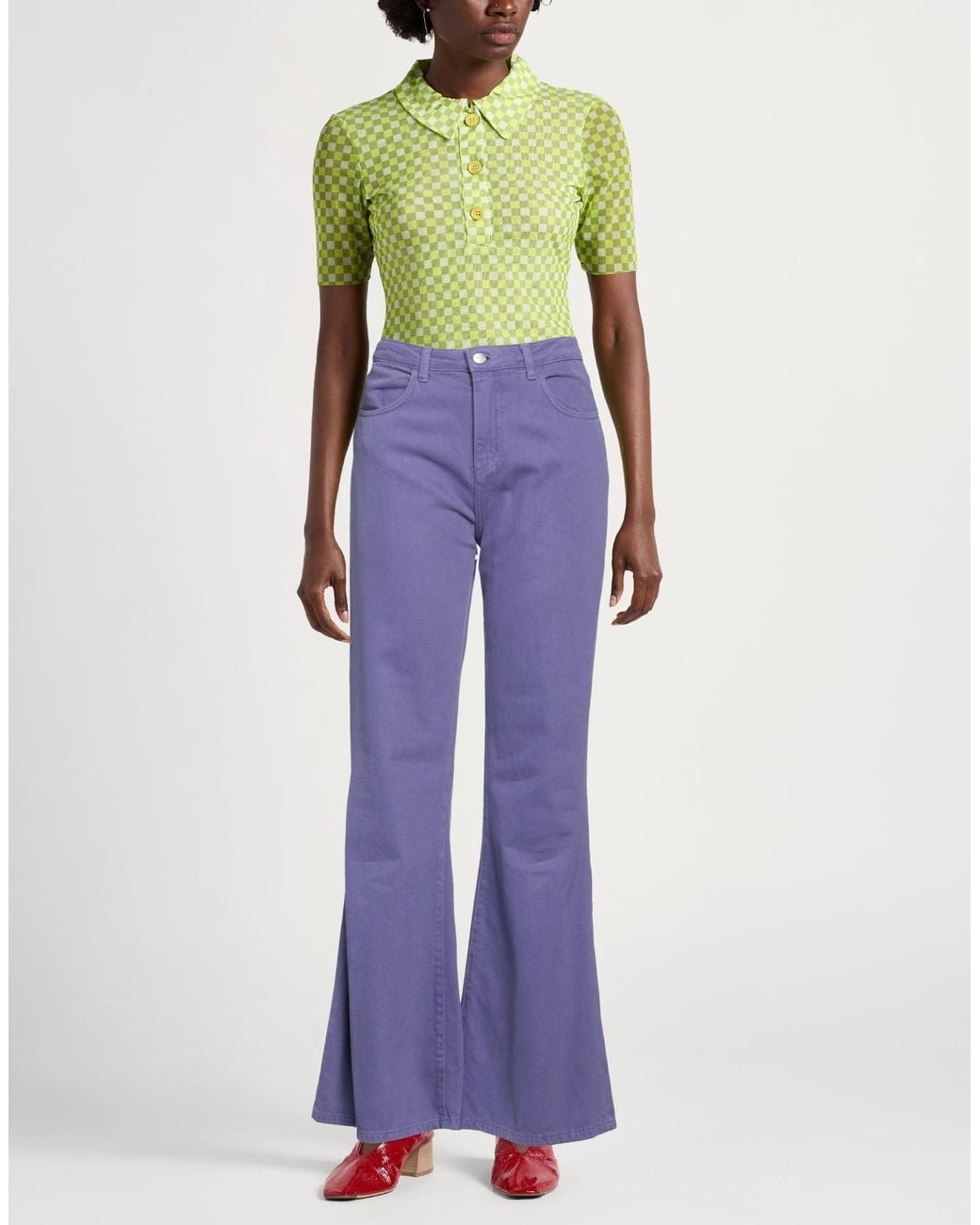 hinnominate Purple Jeans Cotton