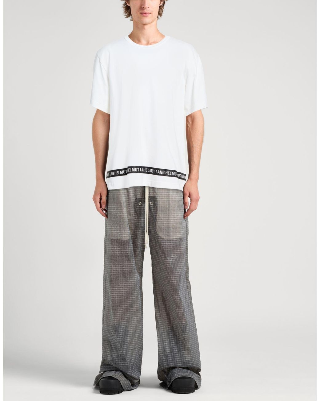 Helmut Lang White T-Shirts for men