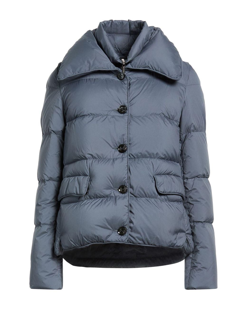 Moorer Blue Puffer Polyamide, Polyurethane