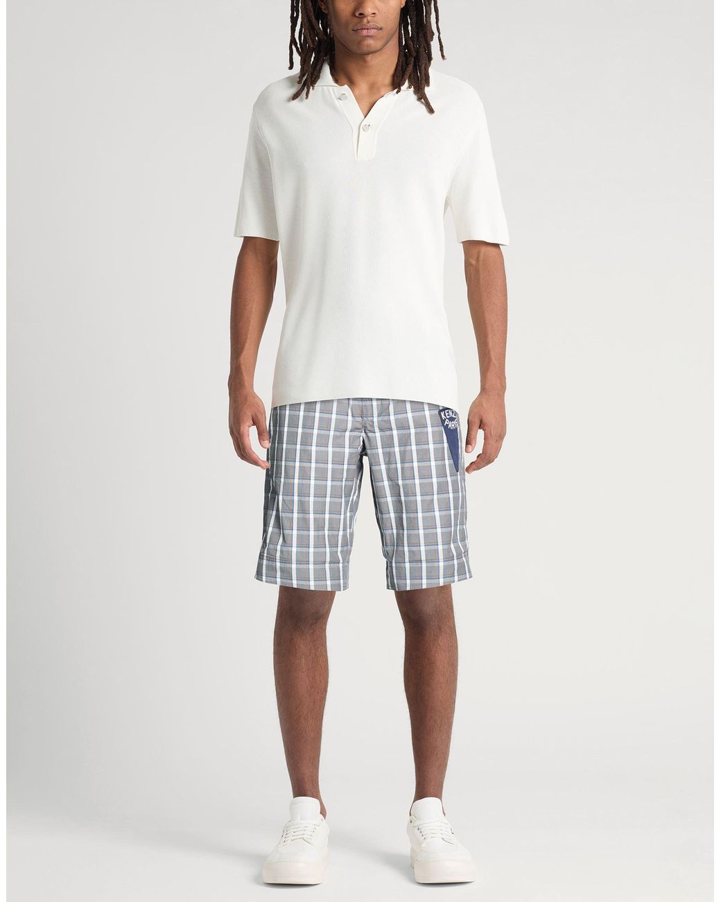 KENZO Blue Shorts & Bermuda Shorts Cotton for men