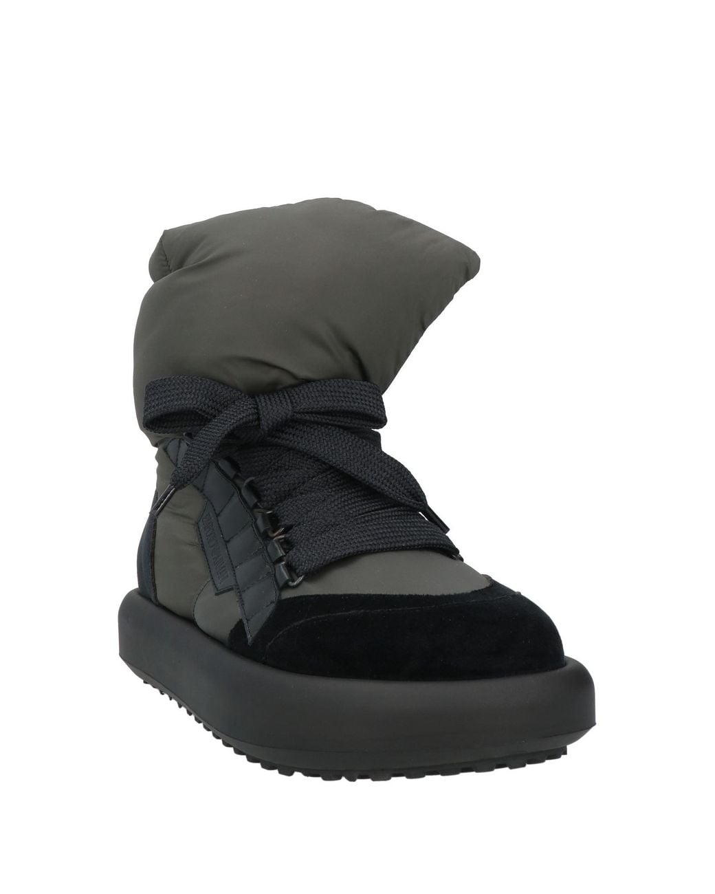 Emporio Armani Black Ankle Boots for men