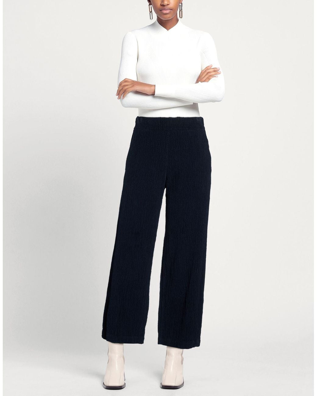 Labo.art Blue Midnight Pants Cotton, Elastane