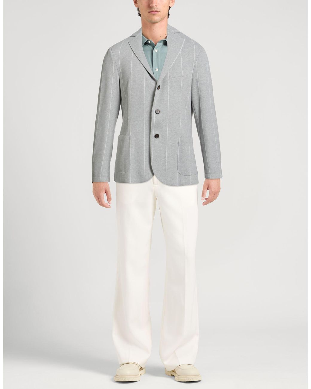 Eleventy Gray Blazer Polyester, Viscose, Polyamide, Elastane, Polyurethane for men