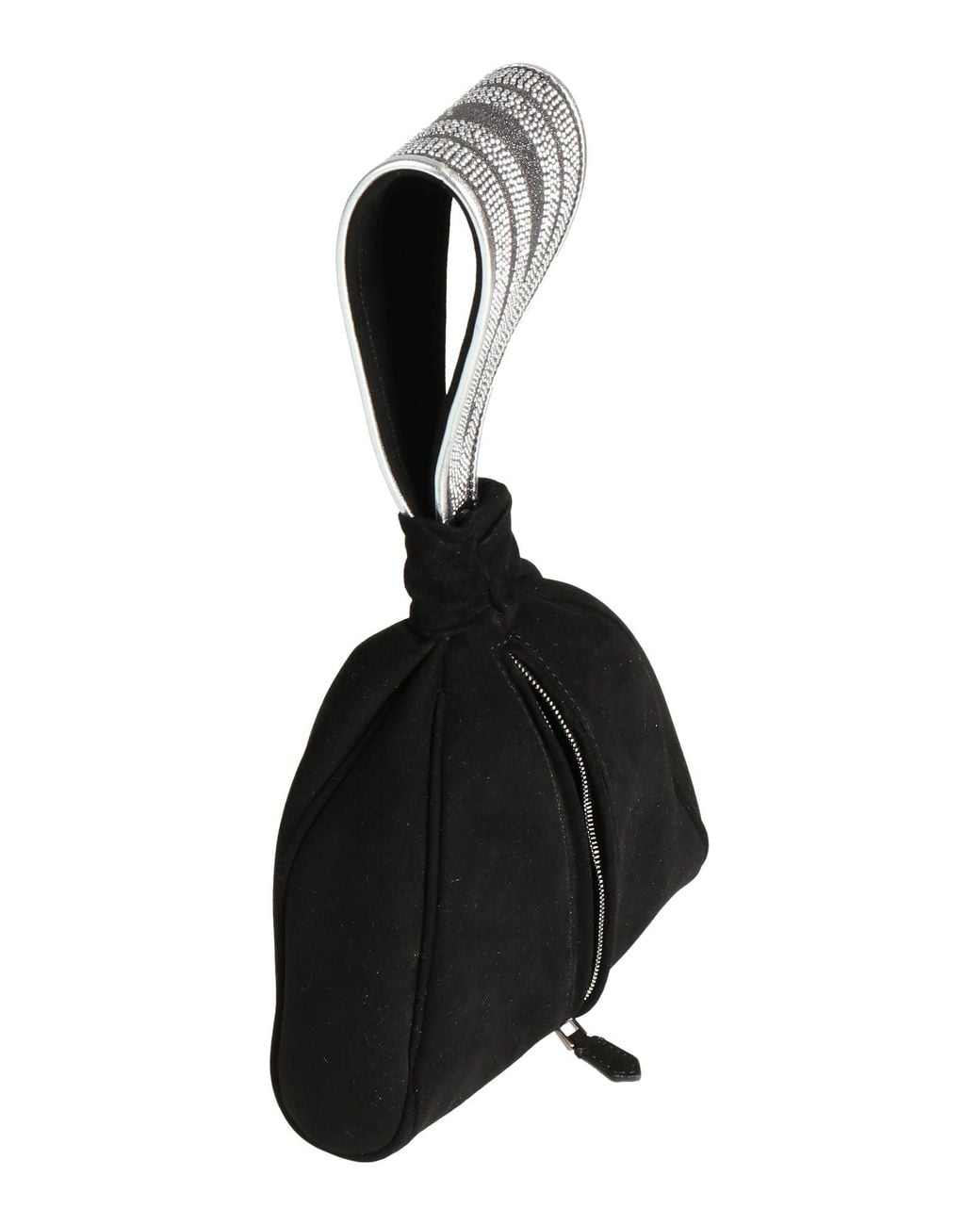 Alberta Ferretti Black Clutch Leather