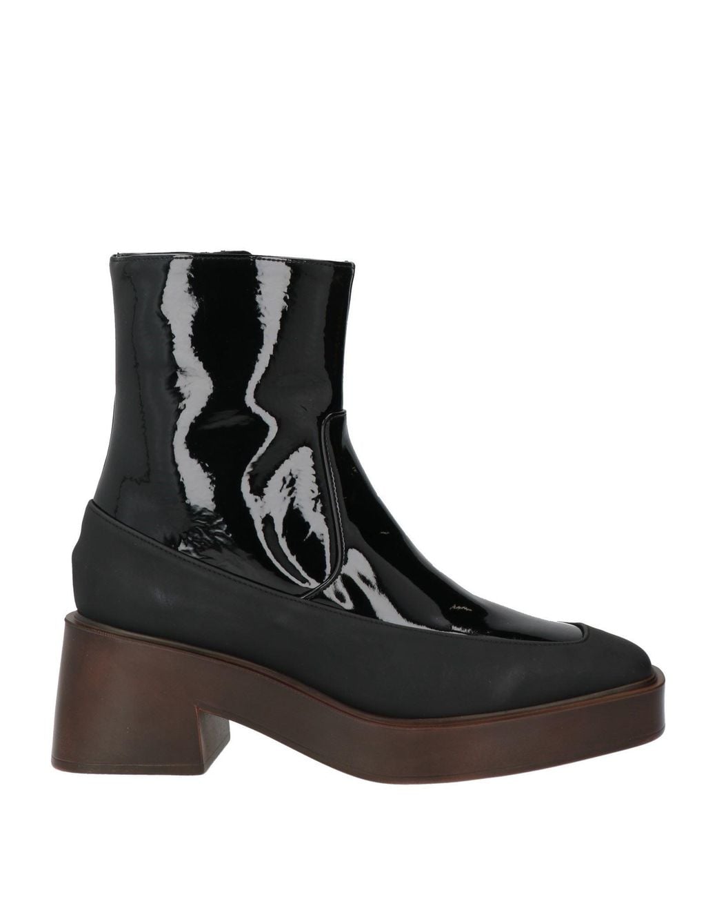 Lorenzo Mari Black Ankle Boots Rubber